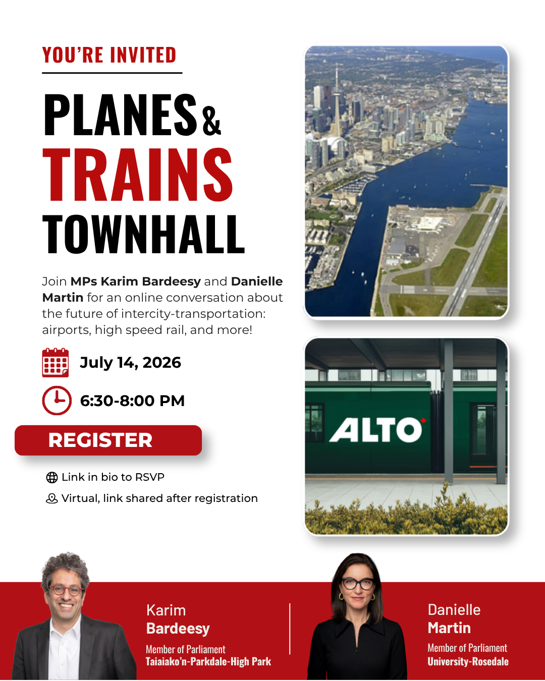 Planes and Trains Townhall